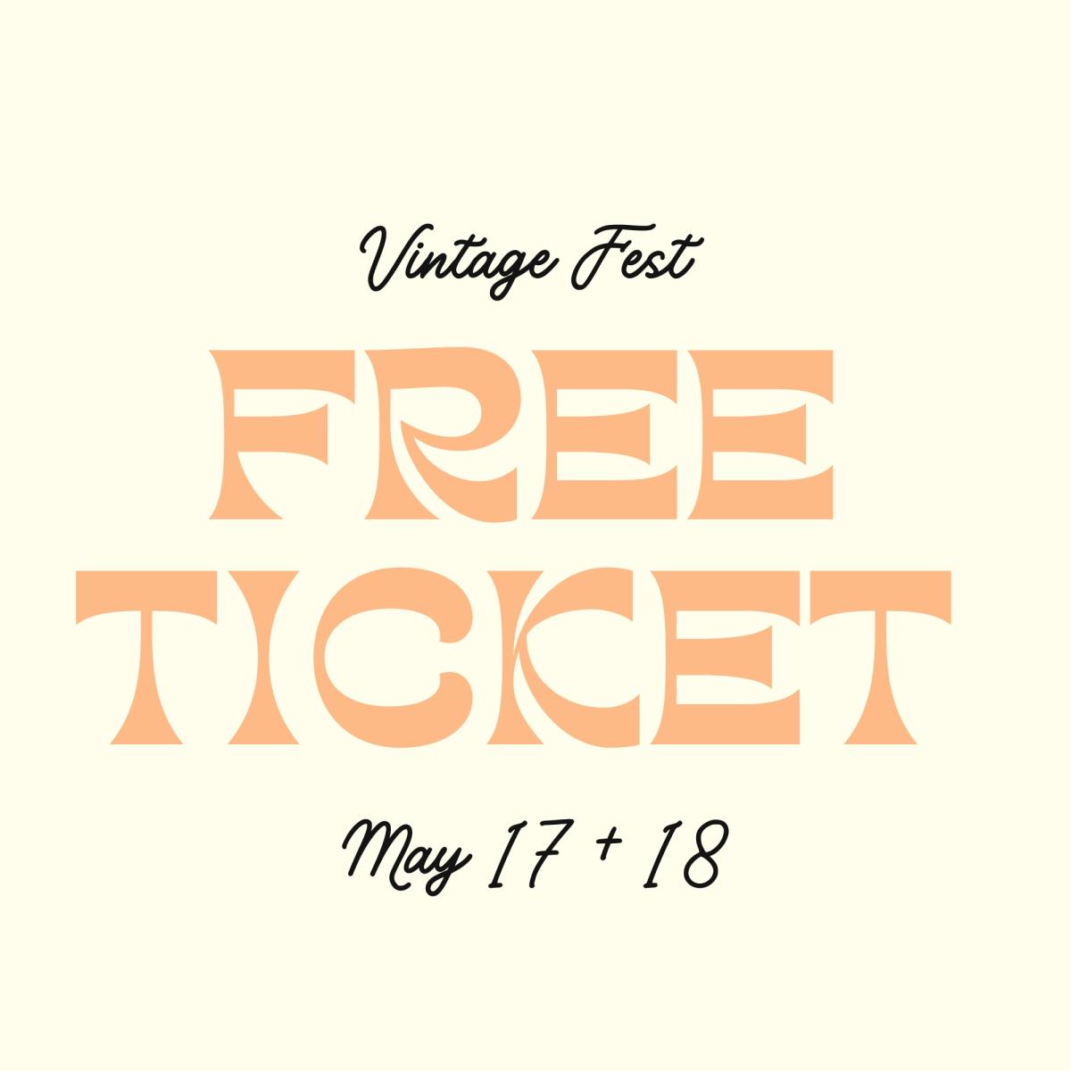 Vintage Fest (valid May 17/18) cover picture