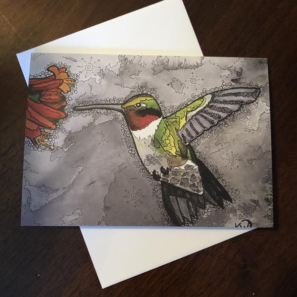 Hummingbird 03 Greeting Card picture