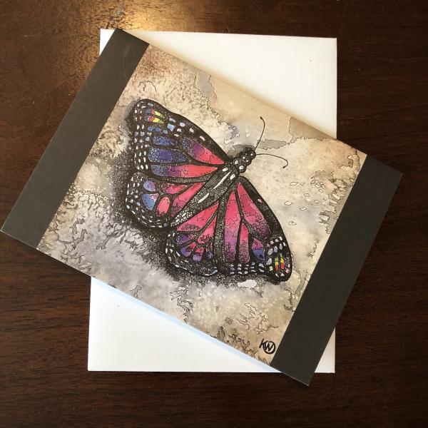 Amethyst Butterfly Greeting Card picture