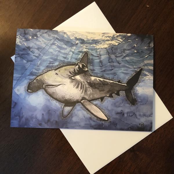 Hammerhead Shark Greeting Card picture