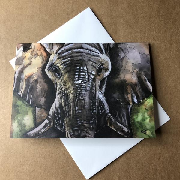 Bull Greeting Card picture
