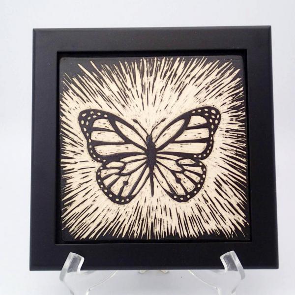 Framed Butterfly Wall Tile picture