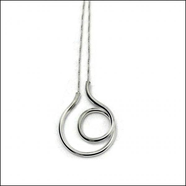 fancy spiral tube pendant - made to order picture