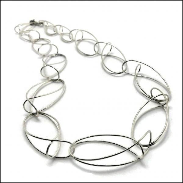 folded loops necklace