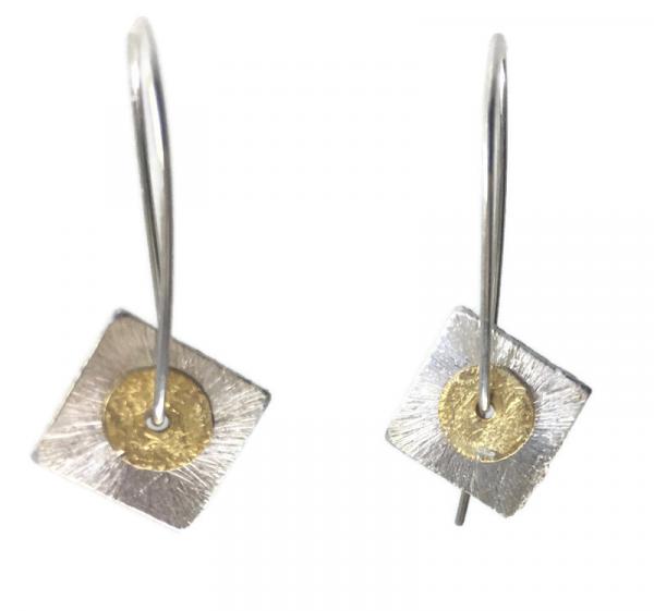 SQUARE DISC EARRINGS picture