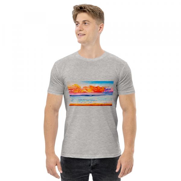 Men's T-shirts-Psychedellic Wave picture