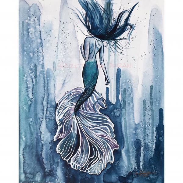 Longing (Mermaid) art print picture