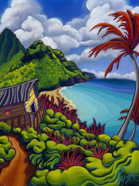 Na Pali Trails LIMITED-EDITION CANVAS GICLEE picture