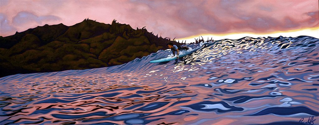 Summer Waves of Hanalei LIMITED-EDITION CANVAS GICLEE picture