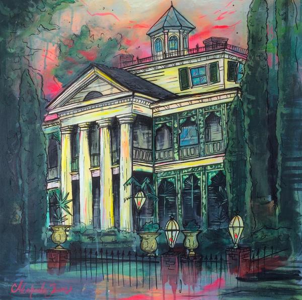 Haunted Mansion Print picture