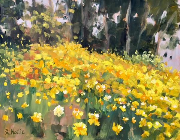Lake Hodges Superbloom Oil Painting picture