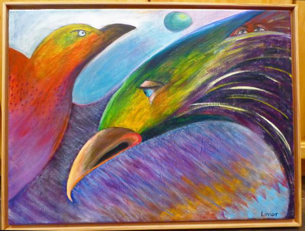 Abstract Birds picture