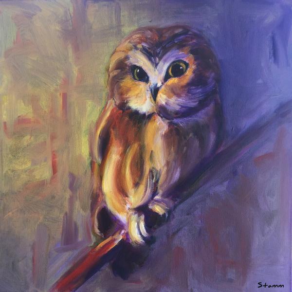 Spirit Owl painting picture