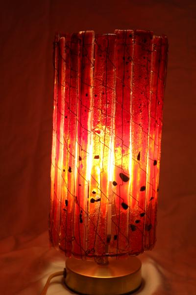 Red Fade Large Tube Luminary picture