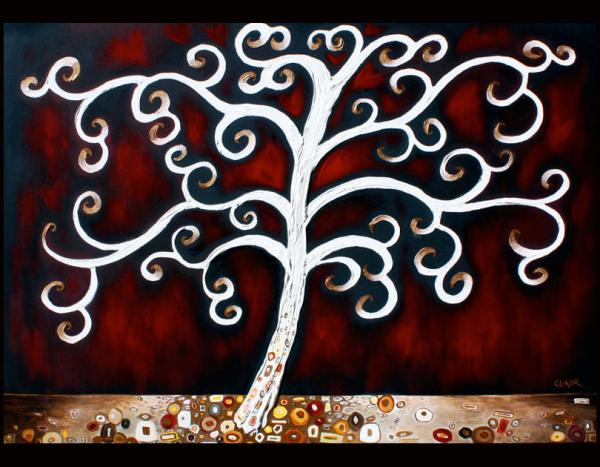 The Giving Tree 36x48 framed original picture