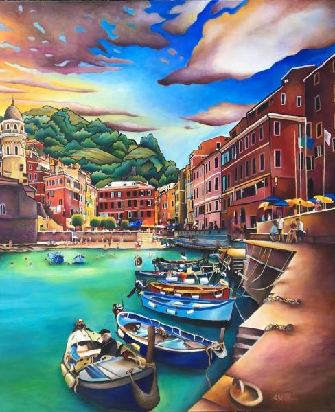 Colors of Vernazza 42x50 picture