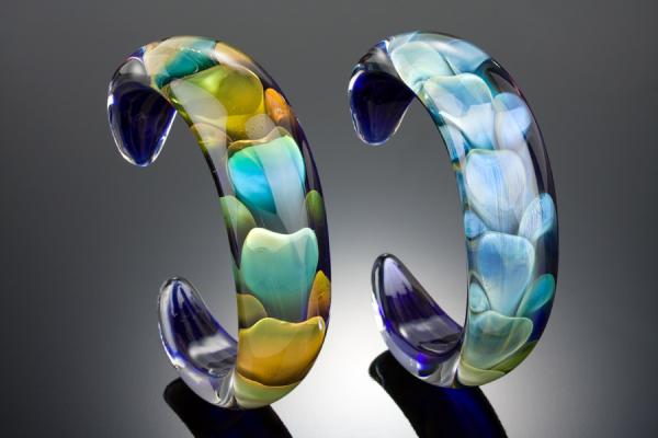 Lagoon Glass Cuff Bracelet picture