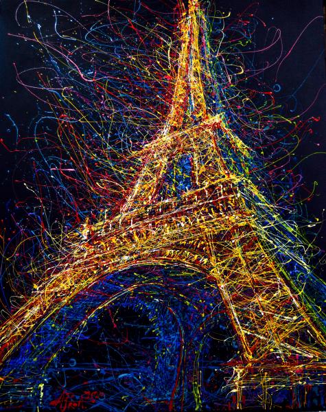 Polychrome Eiffel picture