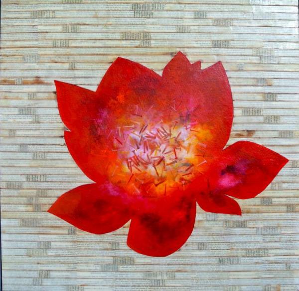 Flor de loto roja picture