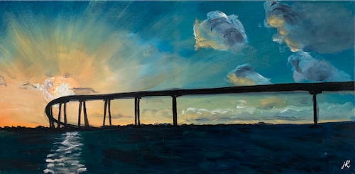 Coronado Bridge - Limited Edition Giclee picture