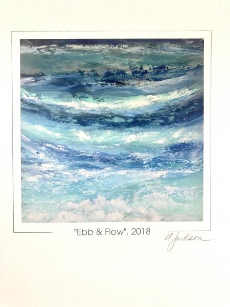 "Ebb & Flow" hand-signed print picture