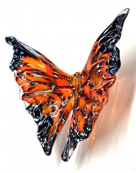 Monarch Butterfly glass wall sculpture picture