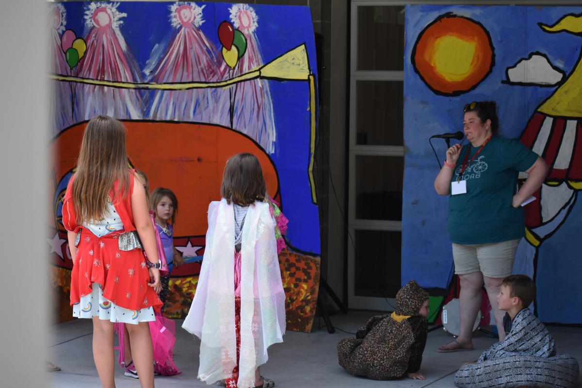 Creating an original children's play at the Creation Station