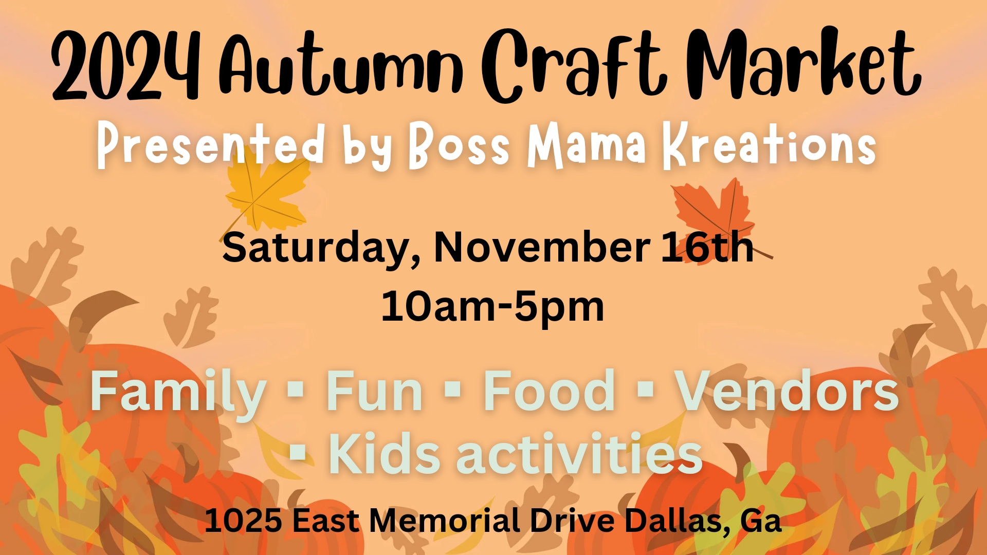 2024 Autumn Craft Market