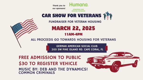 Hearts and Homes: Car Show for Veterans