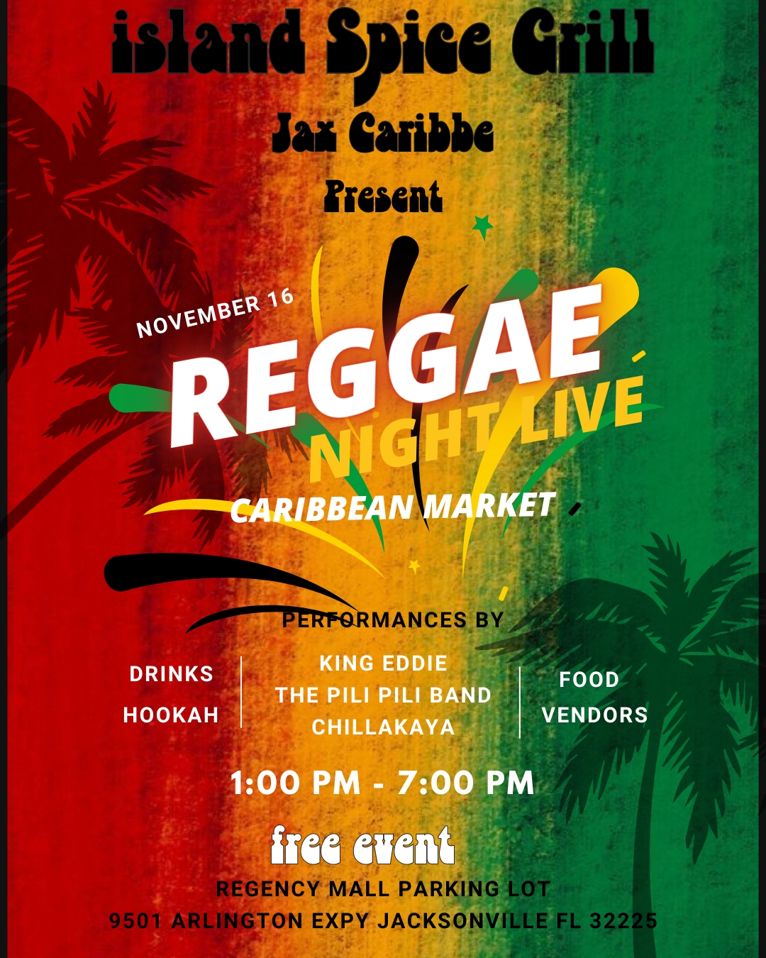 Reggae Night - Caribbean market