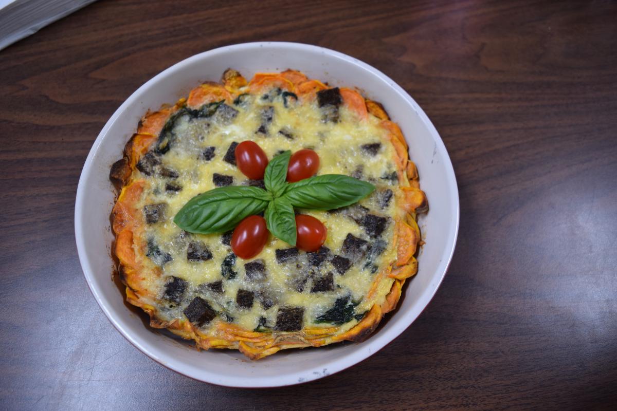 Recipe Contest: Liver Mush Quiche with Sweet Potato Crust