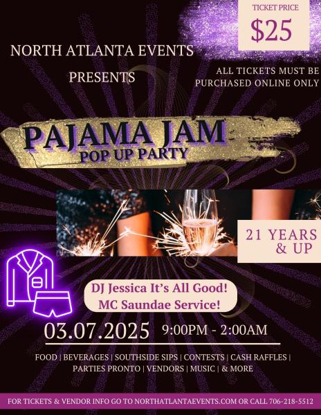 "Pajama Jam Pop Up Party Market