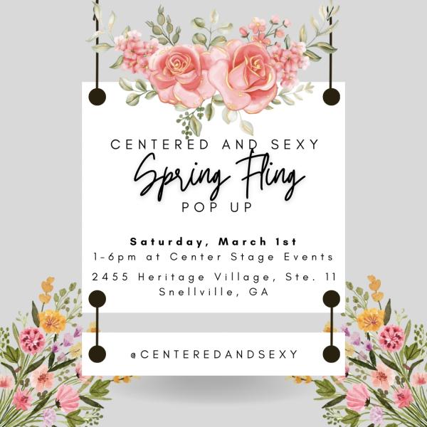 Centered and Sexy Spring Fling Pop Up