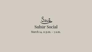 SOUQ Suhūr Social 03.14.2025 cover picture