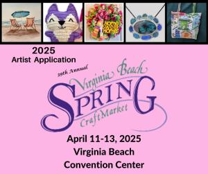 39th Virginia Beach Spring Craft Market - Artist Application