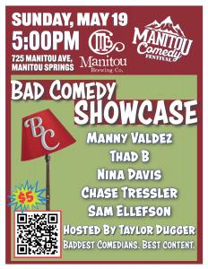 Bad Comedy Showcase at Manitou Brewing cover picture