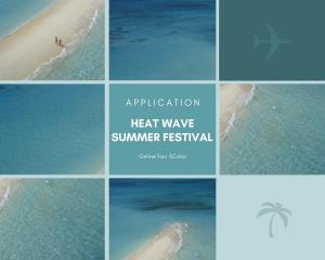 Later Date Application Heat Wave Summer Festival "Online Fair 3color" - This is for only 1 month.