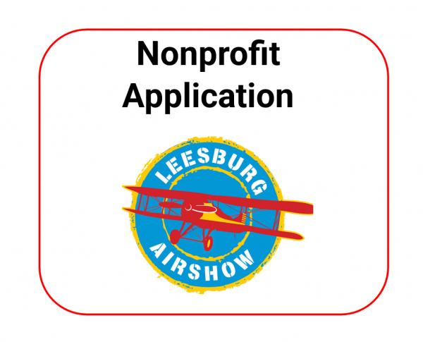 Nonprofit Application - 2024 Leesburg Airshow