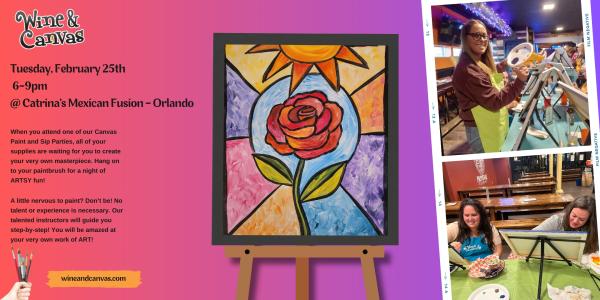 Orlando Margs and Murals – Stained Glass Rose