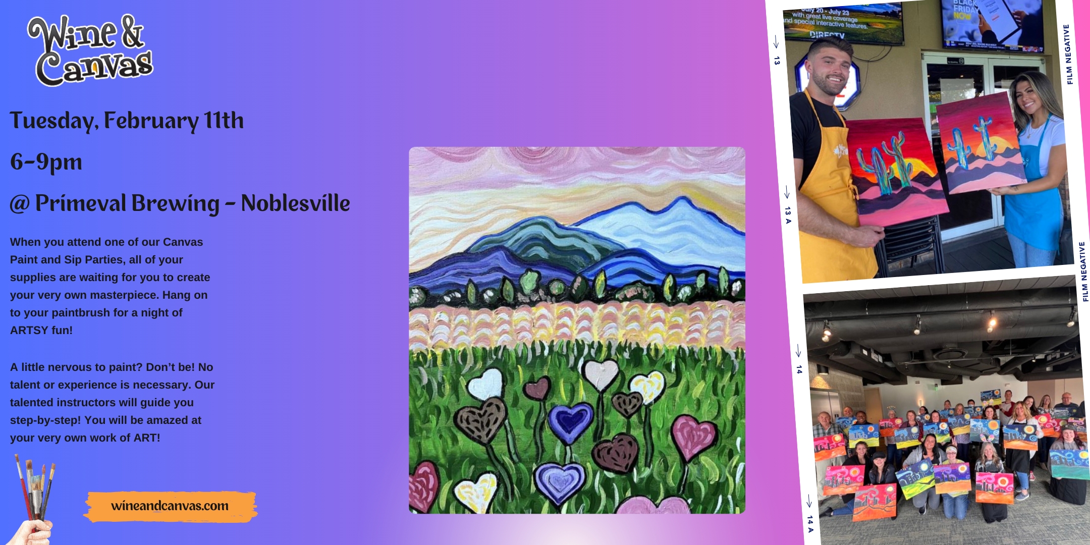 Van Gogh Valentine Paint Night