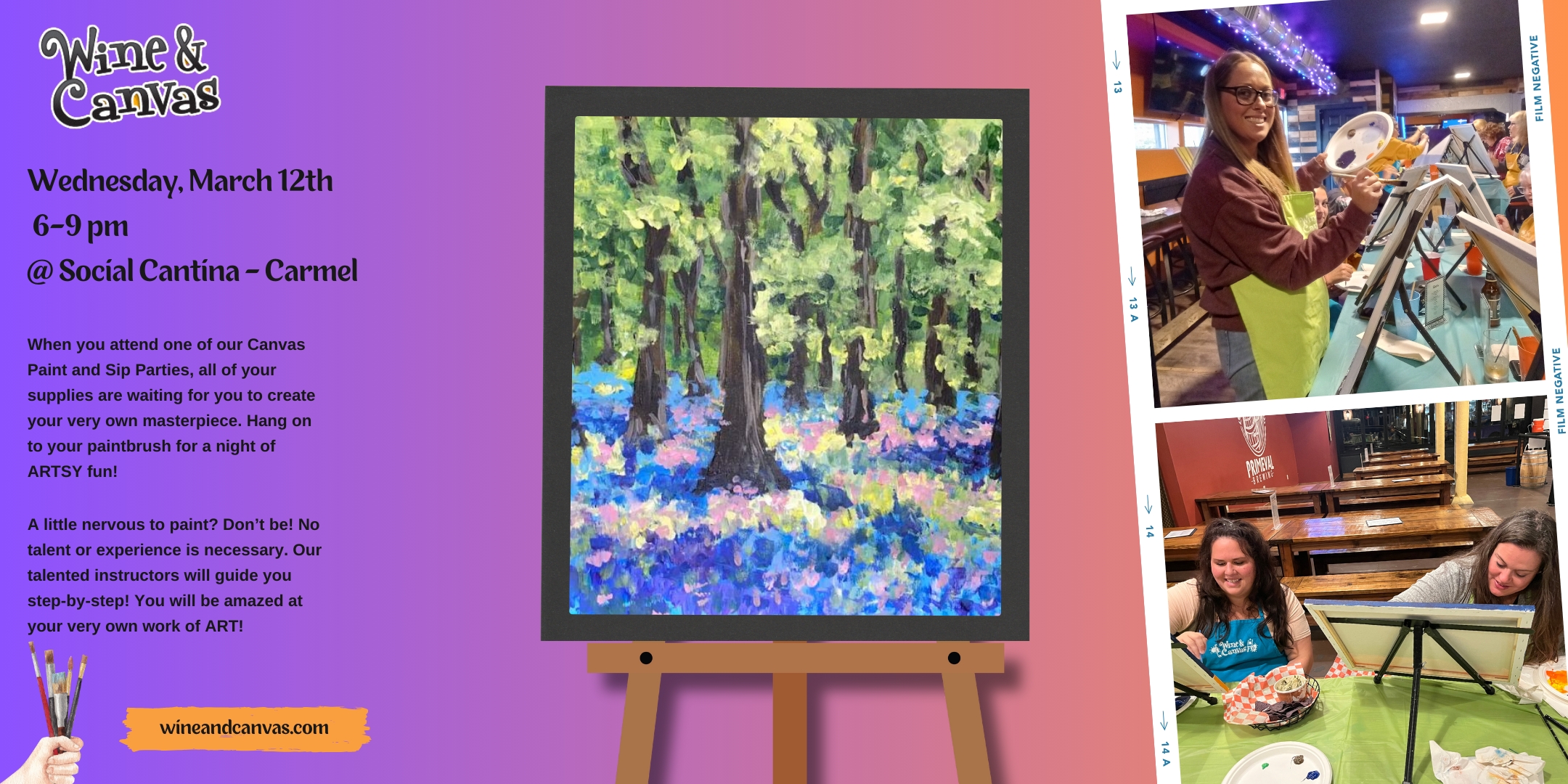 Carmel Sip n Paint – Spring Forest cover image