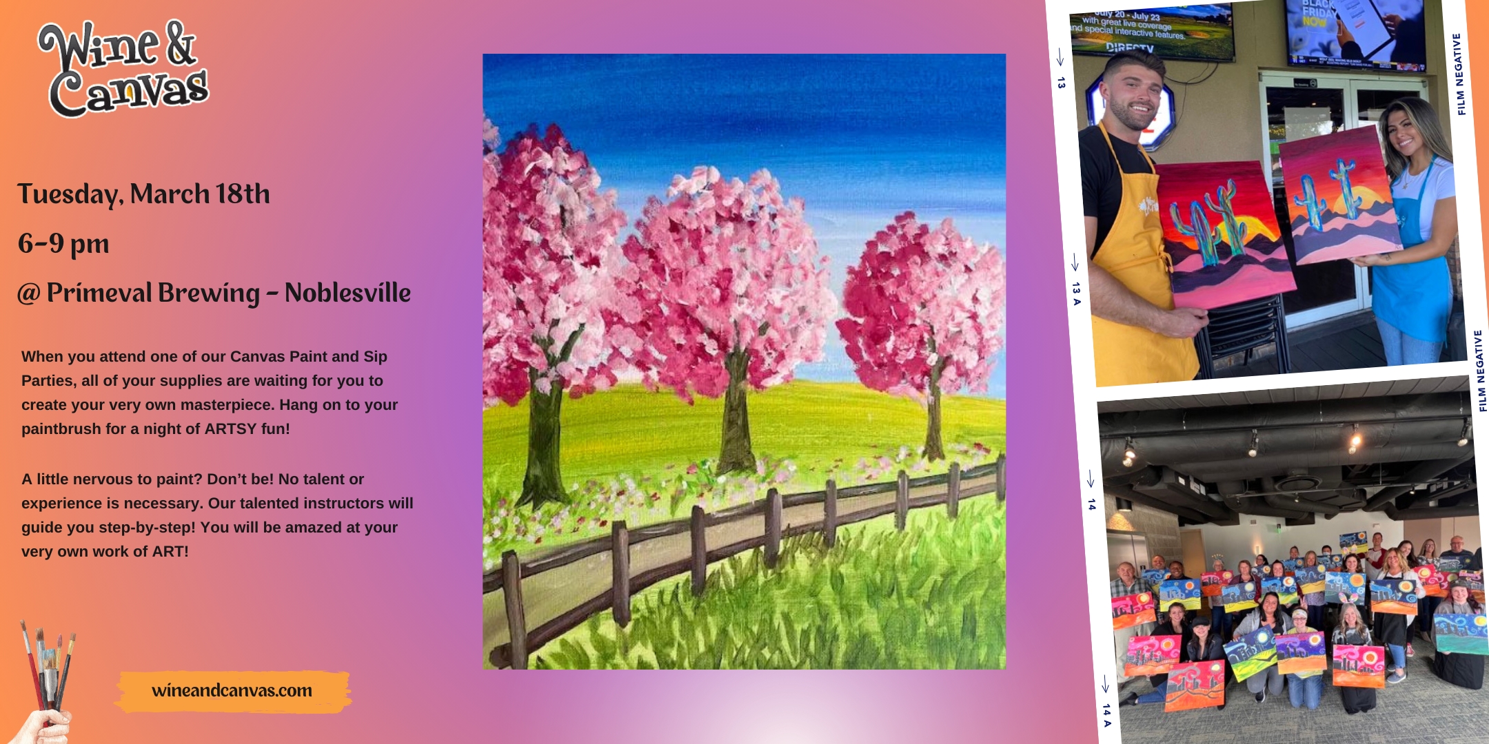 Noblesville Art Party – Pink Spring