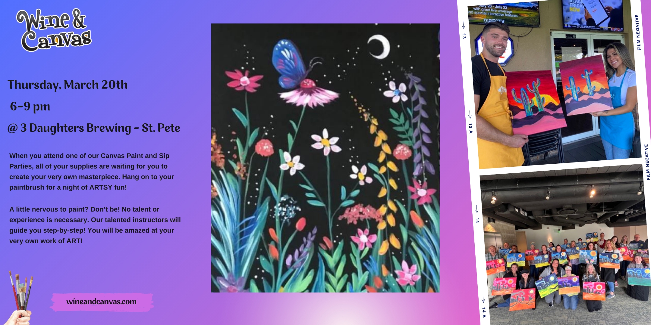 St. Pete Paint Party – Nighttime in the Garden cover image