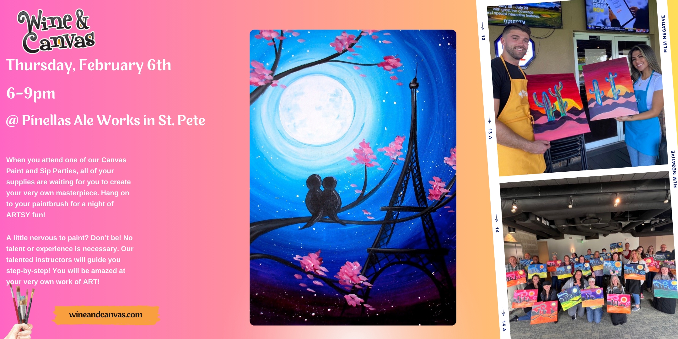 Pinellas Paint Party – Lovely Night in Paris