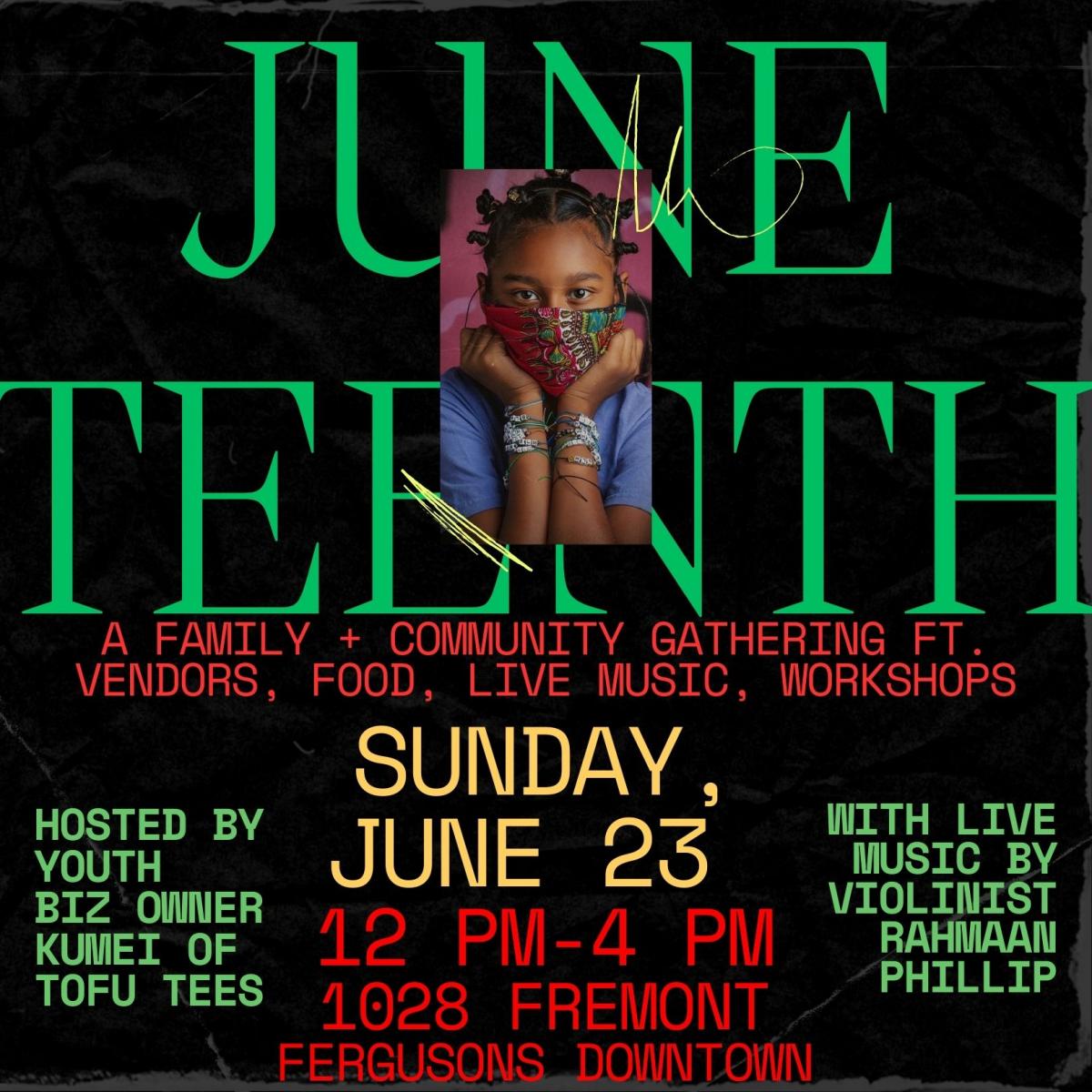 Juneteenth With Tofu Tees