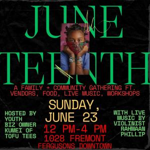 Black Owned: Juneteenth With Tofu Tees