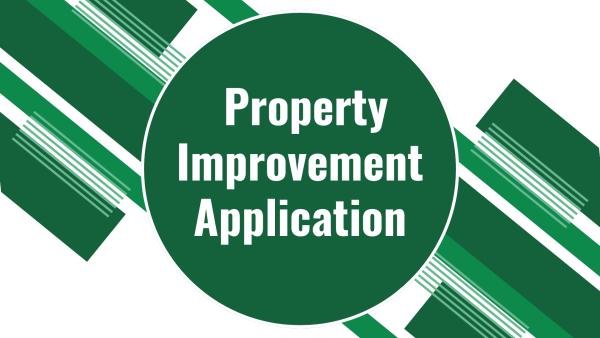 Commercial Property Improvement Grant Application