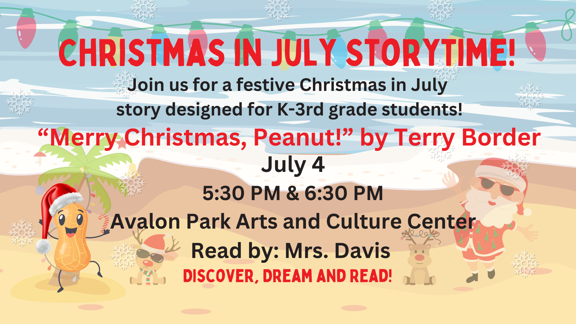 Christmas in July Story Time!