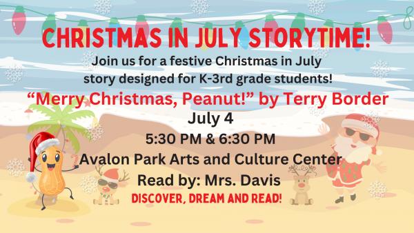 Christmas in July Story Time!