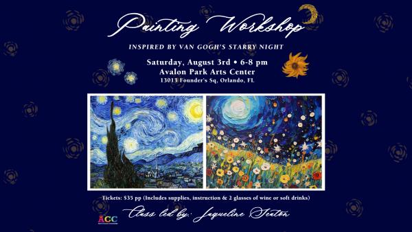 Painting Workshop Inspired by Van Gogh's Starry Night